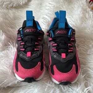 Nike - Kids Air Max 270 React Pink Lace Up Shoes